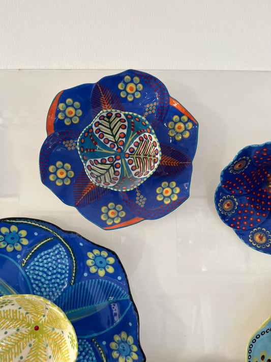 Ceramics bowl, blue